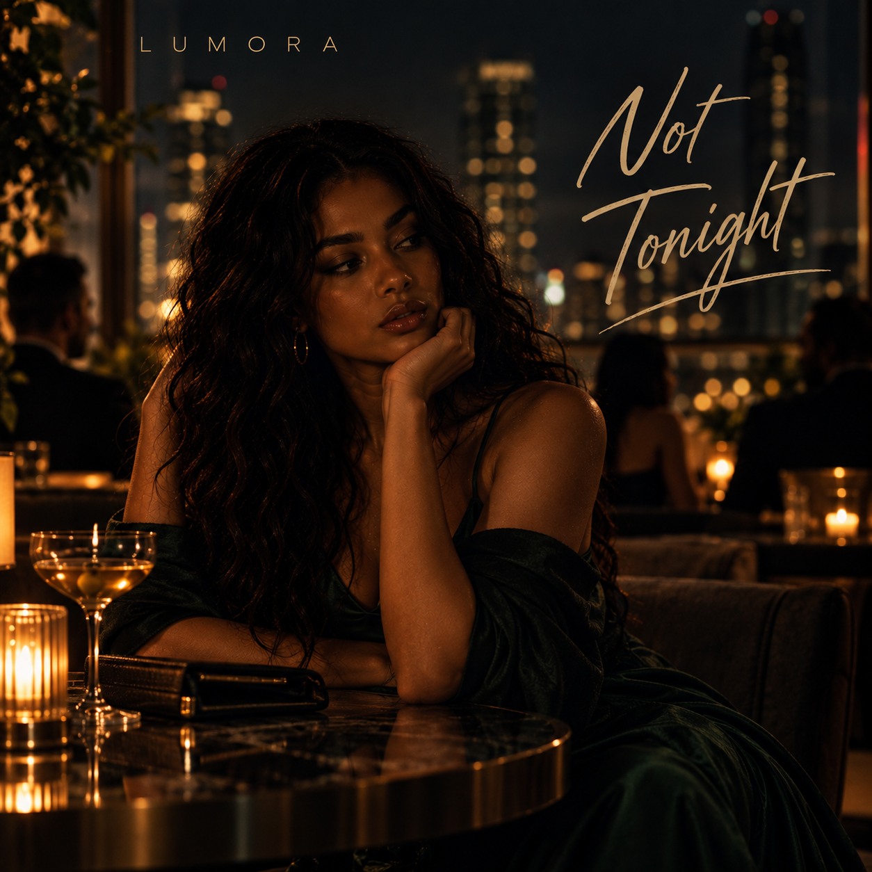 Not Tonight artwork from the Lumora Ember visual archive